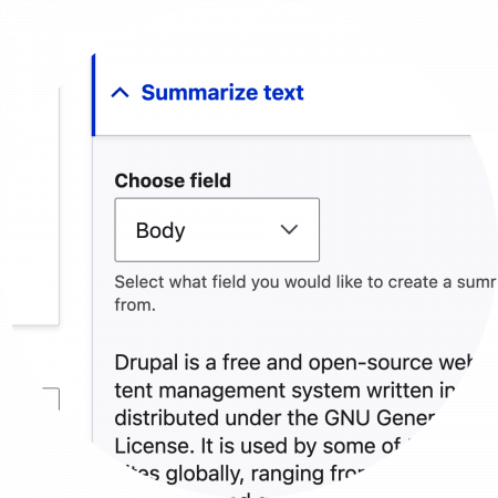 Select a field, then hit the "Summarize" button to generate a summary on the spot. Use this for the Summary part of your post, social media posts, or anywhere else you need to reference this page.